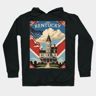 Kentucky United States of America Tourism Vintage Poster Hoodie